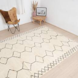 Authentic Moroccan Rug, Handmade Wool Rug - thumbnail 2