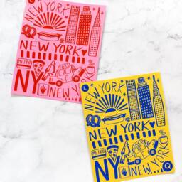 New York Art Print Digital Download - Nyc Decor Printable Artwork Illustration House Warming Gift - thumbnail 4