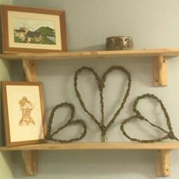 Willow Hearts, Heart Decorations, Wall Hanging, Art, Shelf Decoration, 9Th Anniversary, Engagement Gift, Wedding Mother's Day