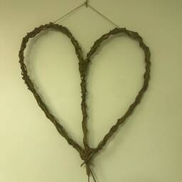 Willow Hearts, Heart Decorations, Wall Hanging, Art, Shelf Decoration, 9Th Anniversary, Engagement Gift, Wedding Mother's Day - thumbnail 3