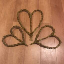 Willow Hearts, Heart Decorations, Wall Hanging, Art, Shelf Decoration, 9Th Anniversary, Engagement Gift, Wedding Mother's Day - thumbnail 4