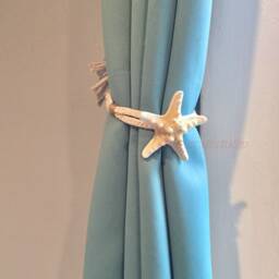 Beach Style Starfish Curtain Tieback Rustic Coastal Decor - thumbnail 3