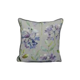 Voyage - Clovelly Violet Stunning Floral Watercolour Cushion Cover Handmade Throw Pillow Designer Home Decor - thumbnail 2