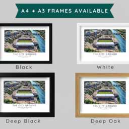Nottingham Forest The City Ground Stadium Art Print - Poster Impressionist Painting Drawing Gift For Him Football Fan Dad Granddad Son Fc - thumbnail 3