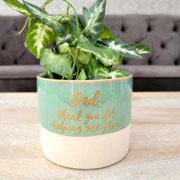 Personalized Planter For Mother's Day Gift, Mom Thank You Helping Me Grow Pot, Let Love Grow Planter, Ceramic Flower Pot, Gift - thumbnail 2