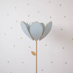 Floor Lamp & Lampshade Double Flower - Sage - thumbnail 2