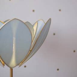 Floor Lamp & Lampshade Double Flower - Sage - thumbnail 3
