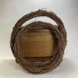 30cm, 35cm, 40cm Grapevine Natural Wreath. Craft Lovers, Home Decor, Door Wreath, Christmas Decoration - thumbnail 1