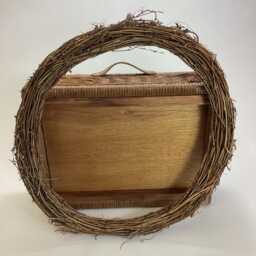 30cm, 35cm, 40cm Grapevine Natural Wreath. Craft Lovers, Home Decor, Door Wreath, Christmas Decoration - thumbnail 3