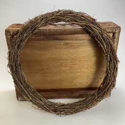 30cm, 35cm, 40cm Grapevine Natural Wreath. Craft Lovers, Home Decor, Door Wreath, Christmas Decoration - thumbnail 2
