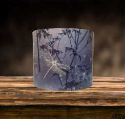 Dragonfly Lampshade For Ceiling & Table Lamps, Floral Botanical Drum Or Empire Light Shade