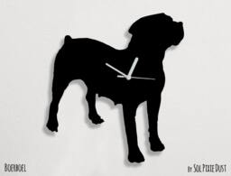 Boerboel Dog - Wall Clock Silhouette - thumbnail 1