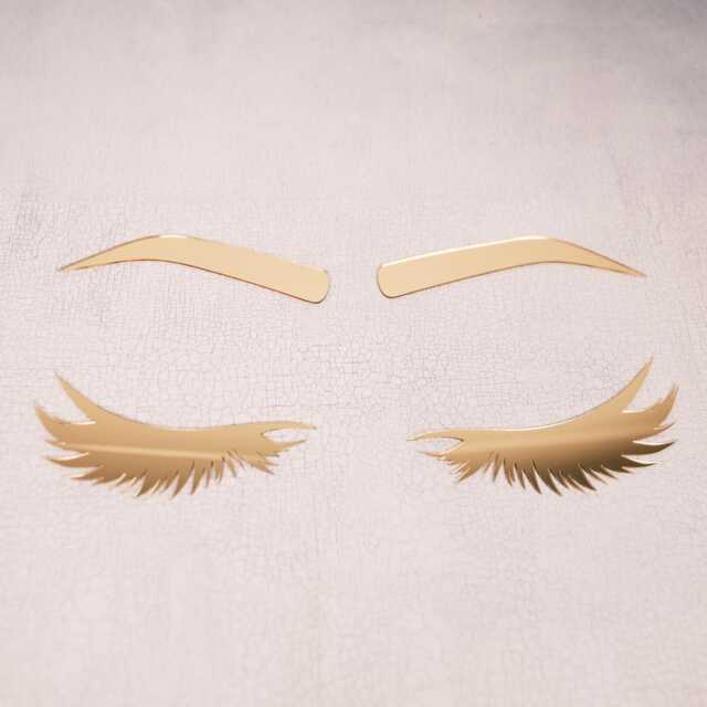 Acrylic Beauty Salon Wall Decoration, Decor, Studio Art Lash Tech, Beautician Brow Technician, Business Signage - image 1