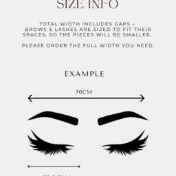 Acrylic Beauty Salon Wall Decoration, Decor, Studio Art Lash Tech, Beautician Brow Technician, Business Signage - thumbnail 2