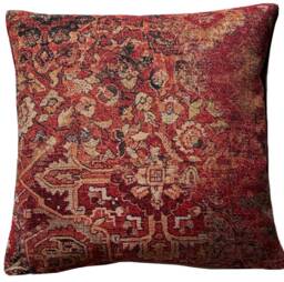 Rustic Mosaic Cushion Cover - Vintage Geometric Woven Pillow For Boho Home D??cor