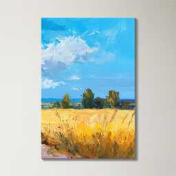 Lavender Field Canvas Wall Art Rustic French Countryside Split For Living Room Decor Vibrant Nature Hanging - thumbnail 4
