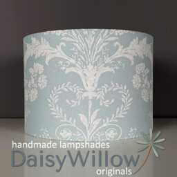 Lampshades in Laura Ashley Josette Duck Egg Fabric Various Sizes Handmade Free Delivery - thumbnail 4