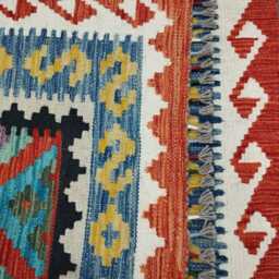 Heritage Tribal, Handmade Artisan Afghan Turkish Scandinavian Navajo Bohemian Flatweave Wool Multicolour Kilim Rug 152x100 cm - thumbnail 3