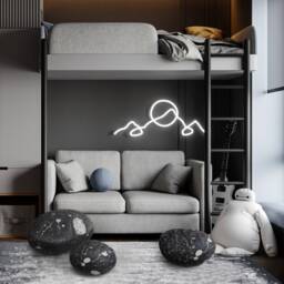 The Soft Rocks Stone Pillow, Black Moon, Home Decoration, Pebble, Living, Throw Pillows, Kamushi, Footrest Foostoo, Pouf