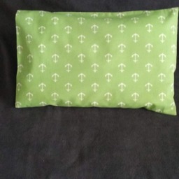 Green With White Anchor Pillow Case/ Newborn Toddler Children Kids Boy's Case - thumbnail 2