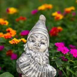 Concrete Gnome Statue With Accordion Elf Playing Figurine Stone Garden Musician Sculpture Outdoor Yard Ornament Music Lover Gift - thumbnail 4