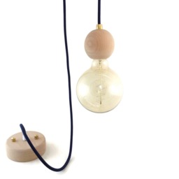 Wood Pendant Light Minimal Chandelier Lighting Edison Hanging Lamp Geometric Modern Home Decor - thumbnail 4