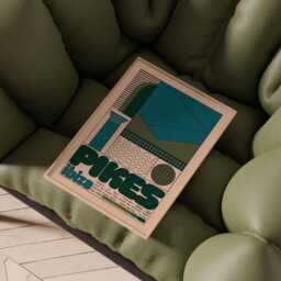 Pikes Ibiza Club Print - Poster Wall Art Geometric Funky Dj Clubbing Patterned Bauhaus House Music - thumbnail 3