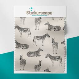 Safari Zebras Roller Blind, Children's Made To Measure, Zebra Blind - thumbnail 2