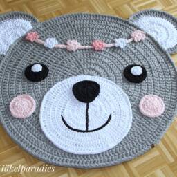 "Children's Room Carpet, Bear Carpet.carpet, Bear Carpet""Flower" - thumbnail 2