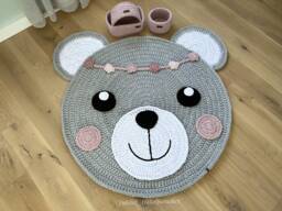 "Children's Room Carpet, Bear Carpet.carpet, Bear Carpet""Flower" - thumbnail 1