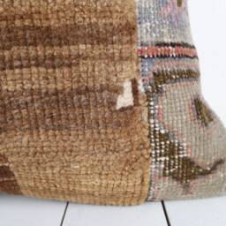 Turkish Kilim Pillow Cover - 20x20 Inch Vintage Anatolian Home Decor - thumbnail 2