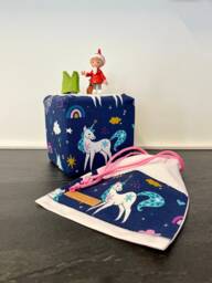 Toniebox Cover & Bag With Name - Customizable Stars, Excavators, Dinosaurs, Unicorns, Hearts, Dragons, Construction Vehicles, Forest Animals, Fox - thumbnail 1