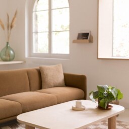 Large Natural Sequoia Coffee Table - thumbnail 2