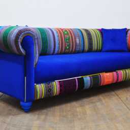 Bohemian Sofa - Blue Rainbow - thumbnail 3