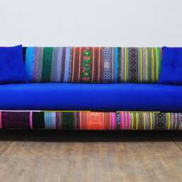Bohemian Sofa - Blue Rainbow - thumbnail 2