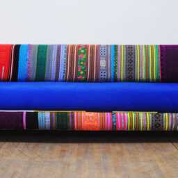 Bohemian Sofa - Blue Rainbow - thumbnail 4