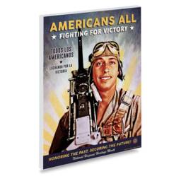 Reprint Of A Vintage Us Wwii Poster - Americans All Fighting For Victory - thumbnail 2