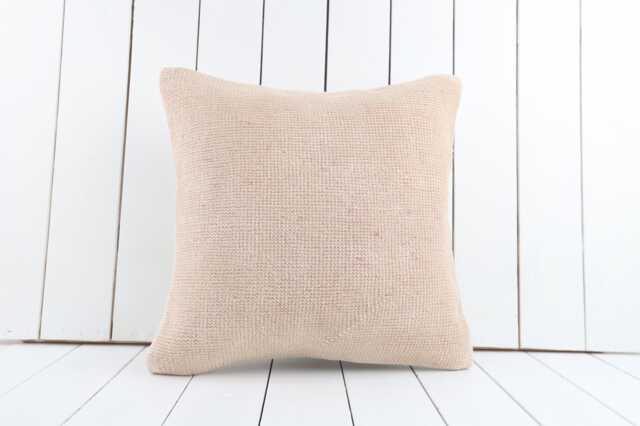 Handwoven Turkish Kilim Pillow Tribal Boho Cover - 18x18 - image 1