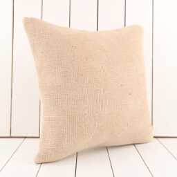 Handwoven Turkish Kilim Pillow Tribal Boho Cover - 18x18 - thumbnail 3