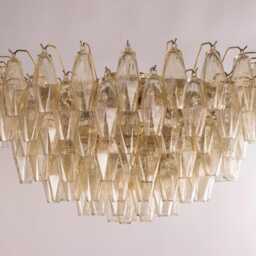 Modern Chandelier Murano Polyhedron - Glass Hand-Blown Italy Italian Design - thumbnail 2