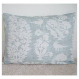 "Birds Cushion Cover Duck Egg With Zip 12X16 Oblong 16""X12" - thumbnail 1