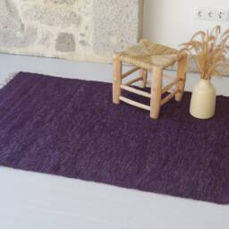 Medium Purple Rug 100x150 cm, Kids Rug, Bedroom Kitchen Bathroom Decor, Tapis Mauve, Lila Teppich - thumbnail 2