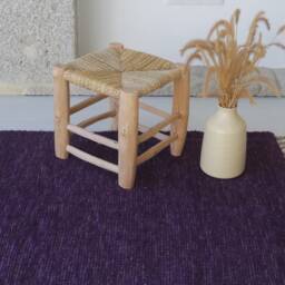 Medium Purple Rug 100x150 cm, Kids Rug, Bedroom Kitchen Bathroom Decor, Tapis Mauve, Lila Teppich - thumbnail 3