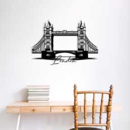 Black Mountain Metal Wall Art, Rustic Cabin Decor - thumbnail 4