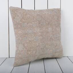 Vintage Turkish Kilim Pillow Cover Bohemian Accent Cushion - 16x16 - thumbnail 3