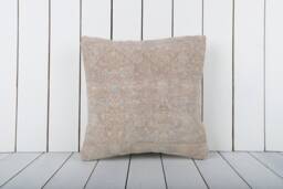 Vintage Turkish Kilim Pillow Cover Bohemian Accent Cushion - 16x16 - thumbnail 1