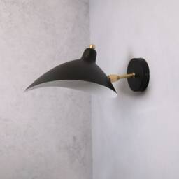 Black Bedside Wall Lamp, Reading Lamp , Lighting, Matt Light, Aluminum Vanity Light Fixture, Sconce - thumbnail 3