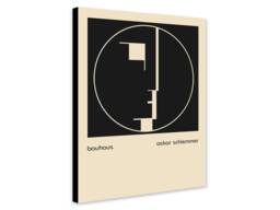 Oskar Schlemmer Bauhaus Print - Abstract Head Emblem, Geometric Art - thumbnail 1