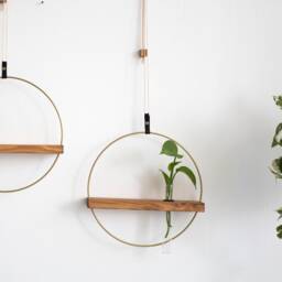 Set Of 2 Propagation Hanging Test Tubes For Growing Indoor Plants - thumbnail 2