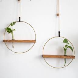 Set Of 2 Propagation Hanging Test Tubes For Growing Indoor Plants - thumbnail 4